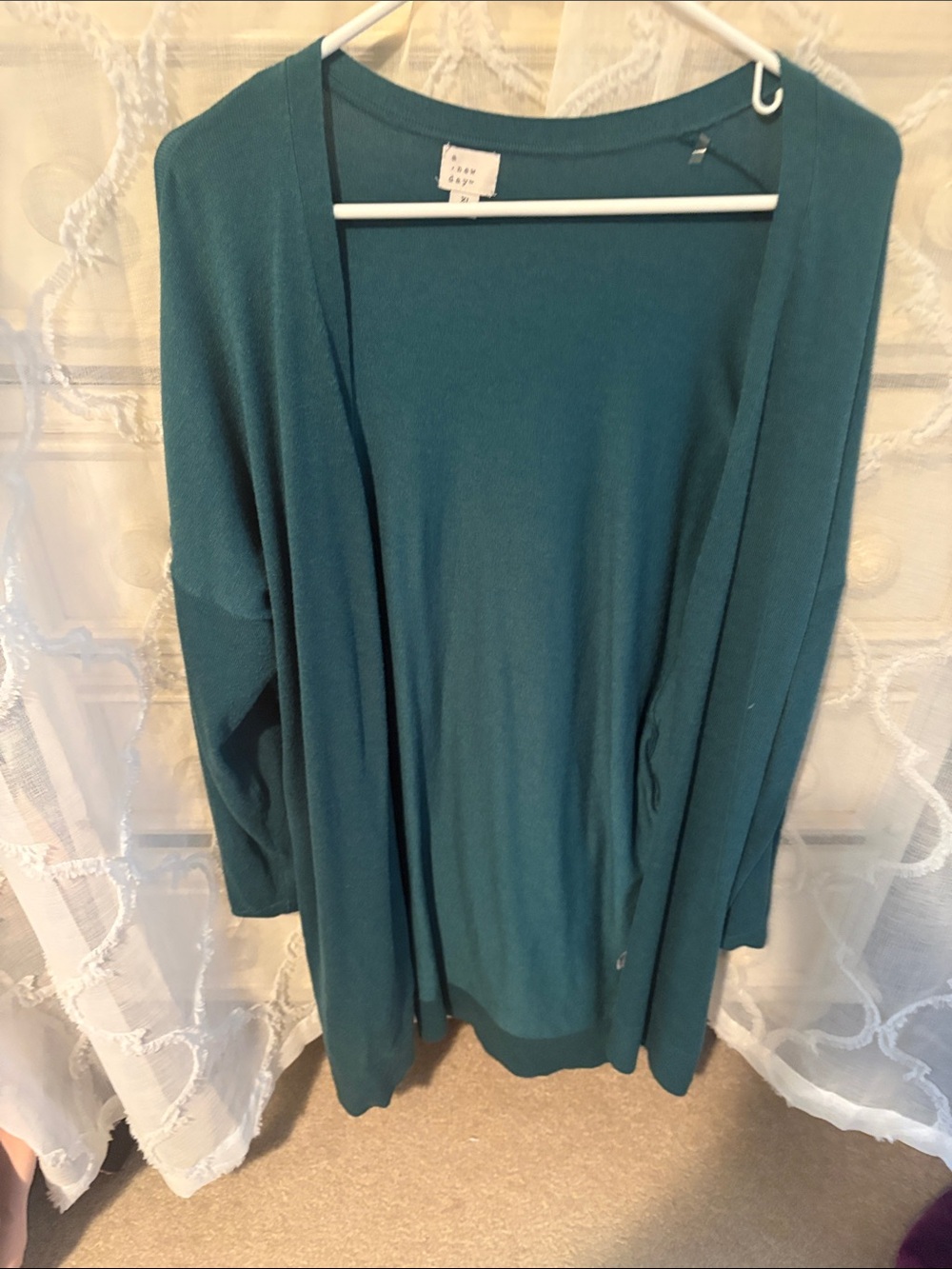a new day Teal Knit Cardigan